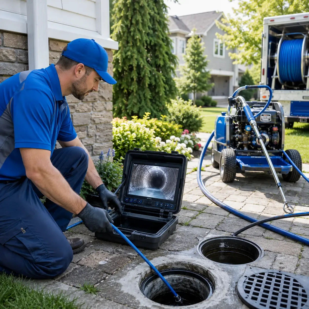 Outdoor drain cleaning professionals serving Lawrence, MS